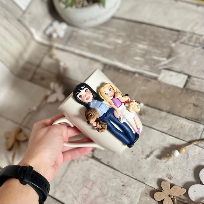 Cana fimo “Mom&Child” - imagine 5