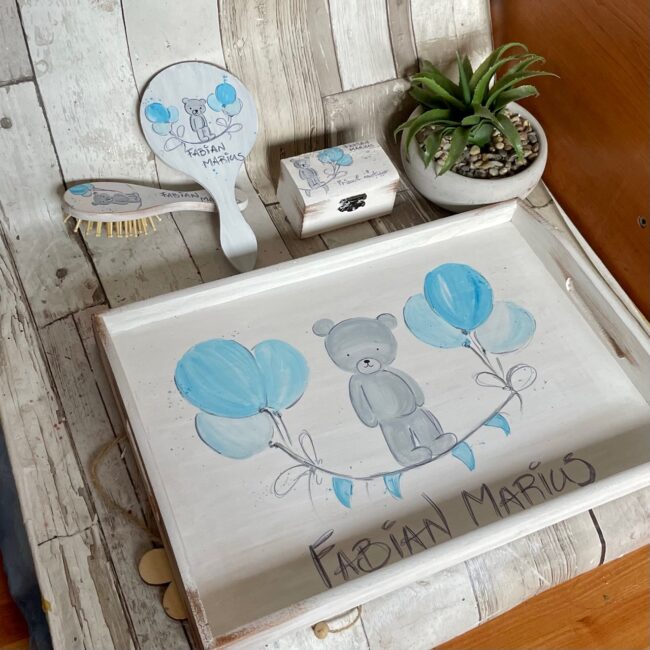 Set Tavita Mot  “BlueBalloons” (+perie/oglinda)