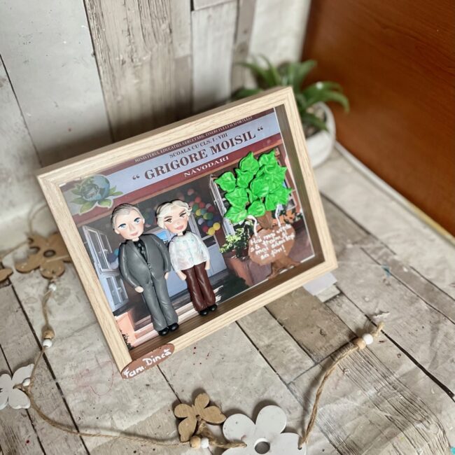 Shadow box fimo“Scoala” - imagine 4