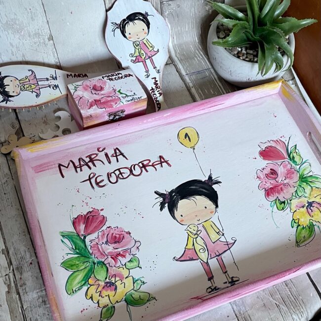 Set Tavita Mot  “Vara” (+perie/oglinda) - imagine 3