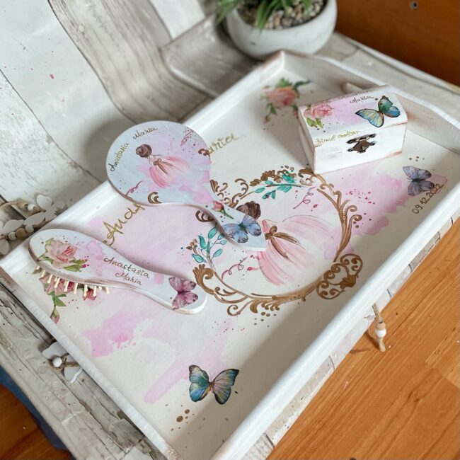 Set Tavita Mot  “Printesa” (+perie/oglinda) - imagine 4
