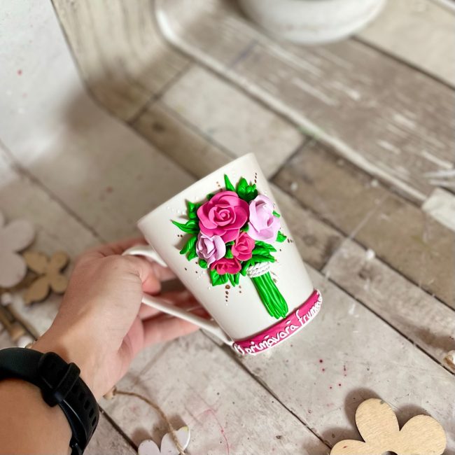 Cana fimo “Trandafiri”