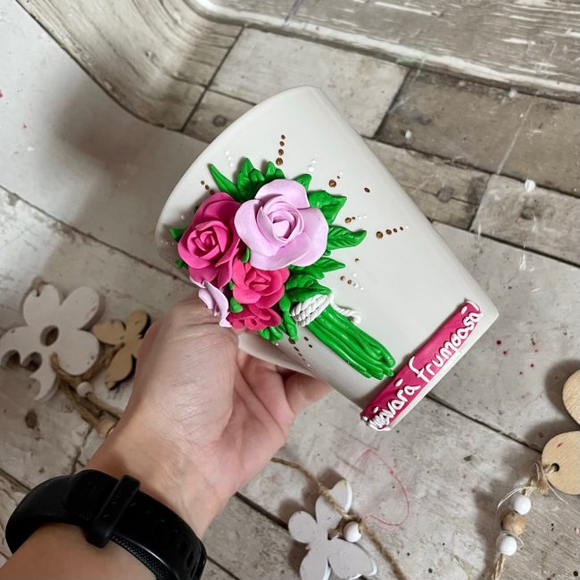 Cana fimo “Trandafiri” - imagine 2