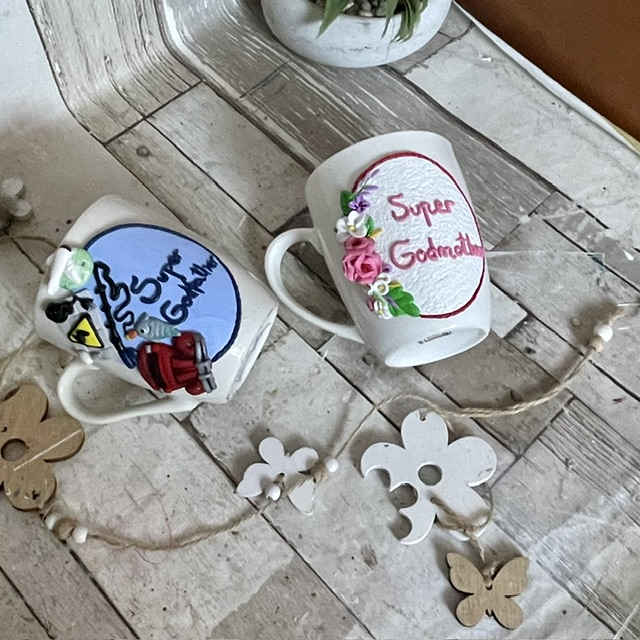 Set cani fimo “SuperGodparents”